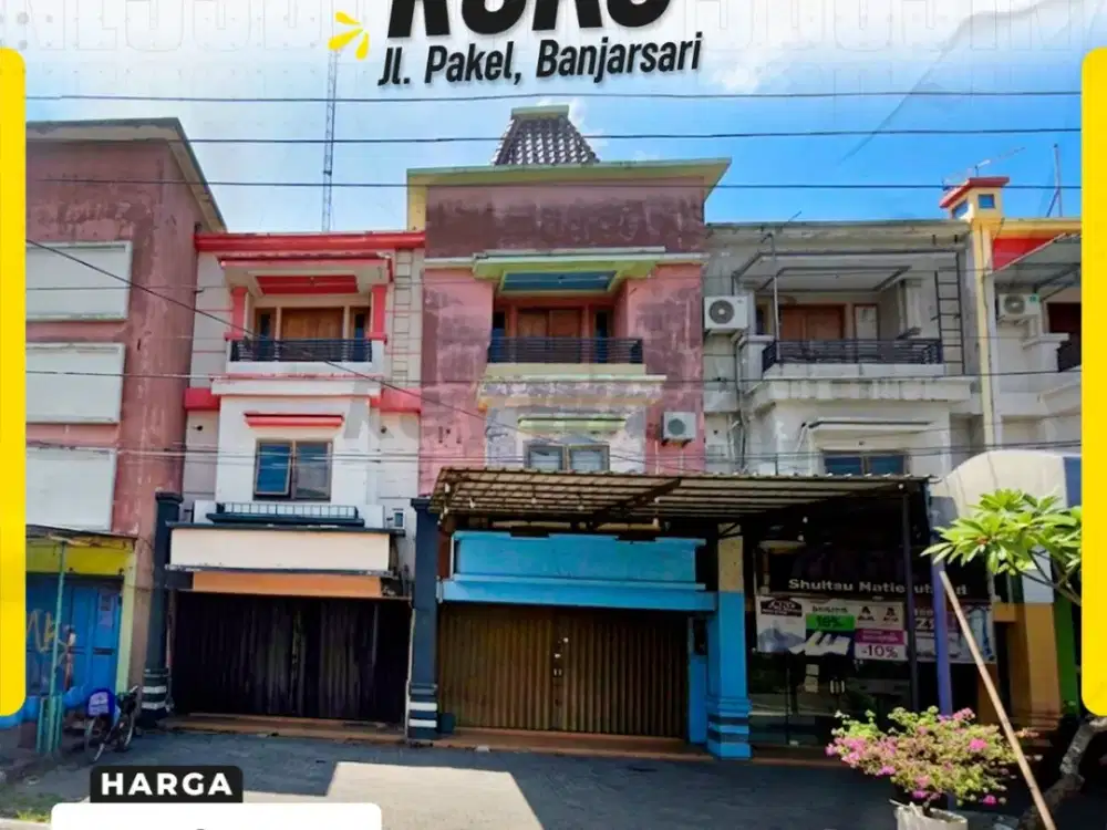 Dijual Ruko Strategis di Banjarsari, Surakarta