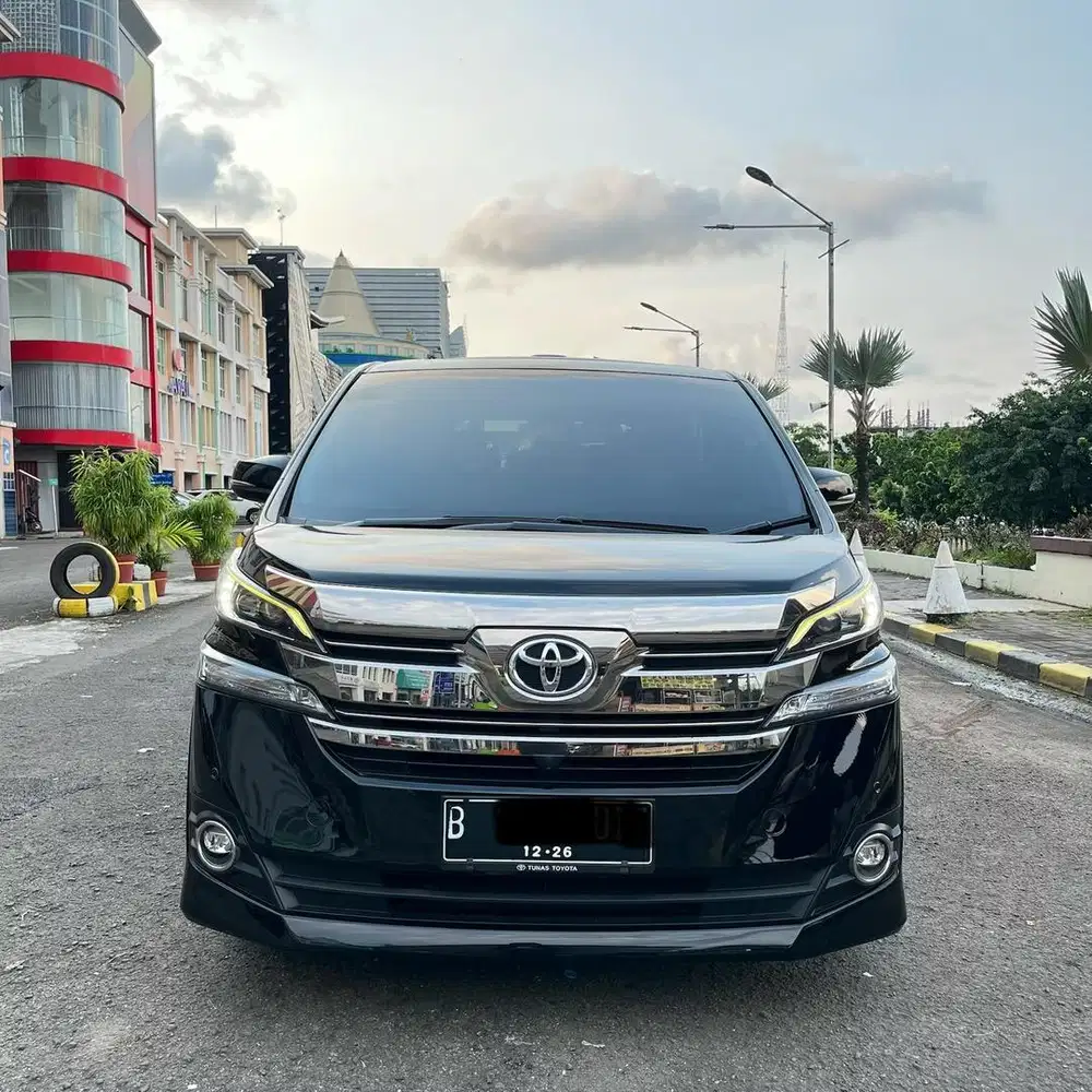 Toyota Vellfire 2.5 G ATPM 2016 AT Hitam Black