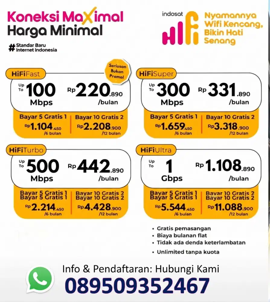 Wifi Indosat Palembang