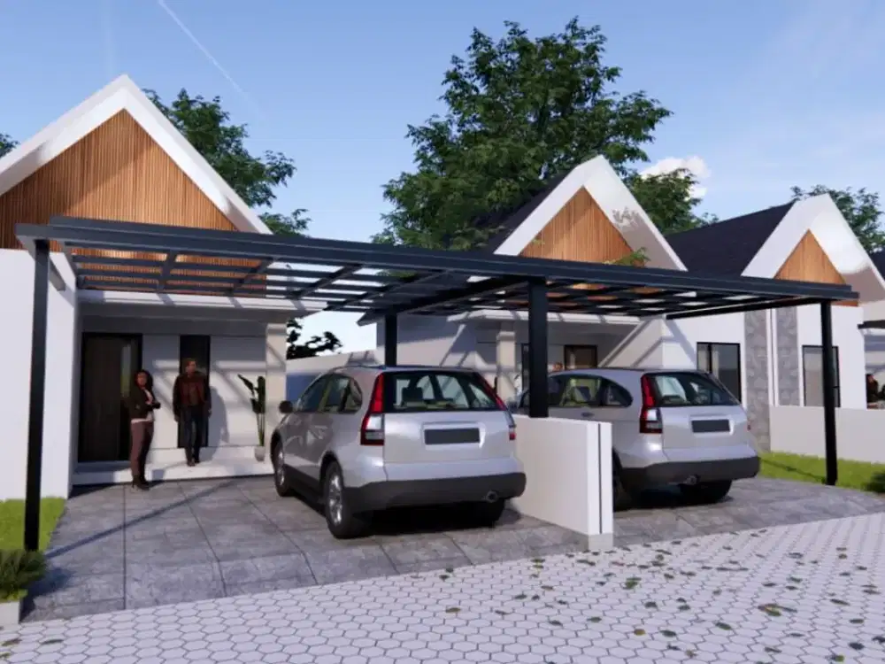 HUNIAN BARU DESAIN SCANDINAVIA MODERN DEKAT SPBU SEYEGAN – MULAI 670 JUTA NEGO, BONUS MENARIK