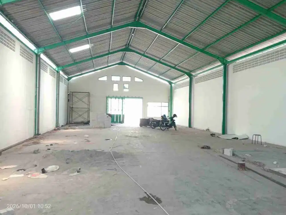gudang strategis murah tepi jalan raya siap pakai ceper Klaten
