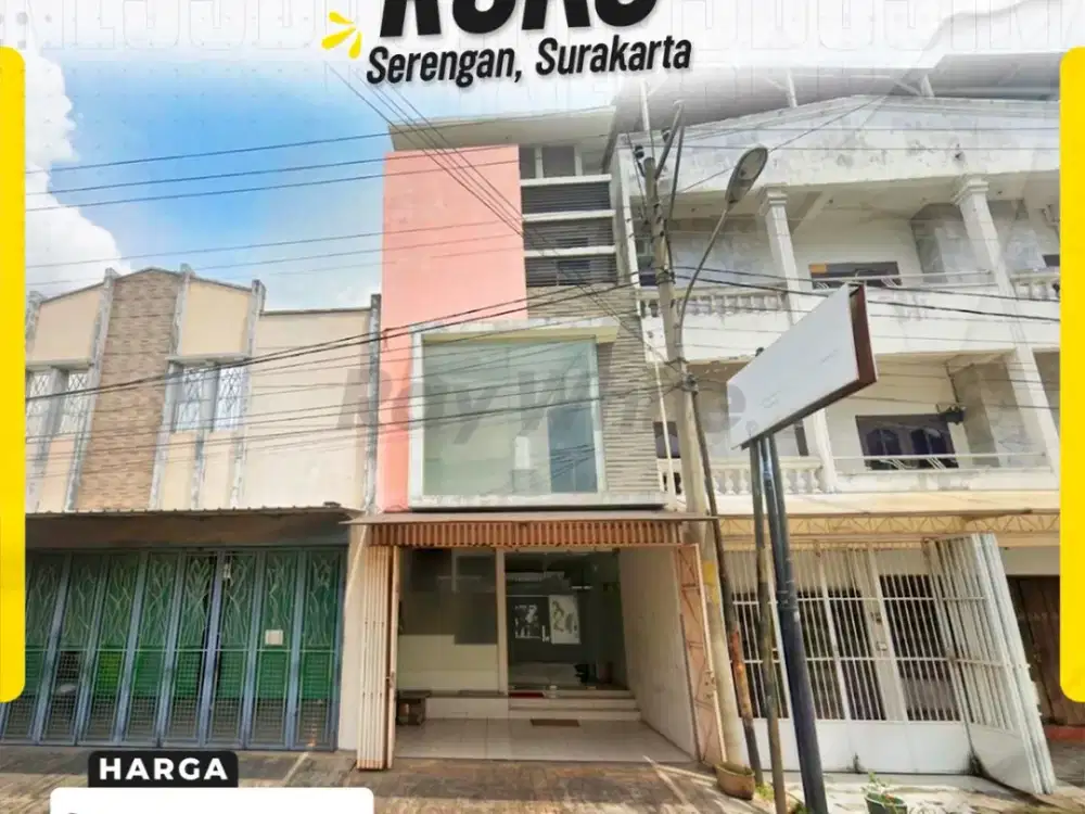 Dijual Ruko Strategis di Serengan, Surakarta