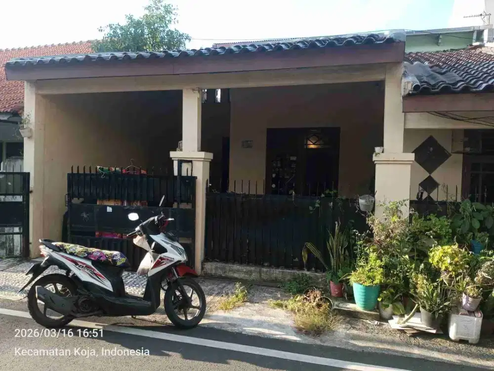 Jual rumah siap huni di koja dekat pelabuhan & exit tol