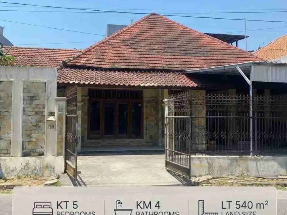 Dijual Rumah Luas Siap Huni di Jemursari