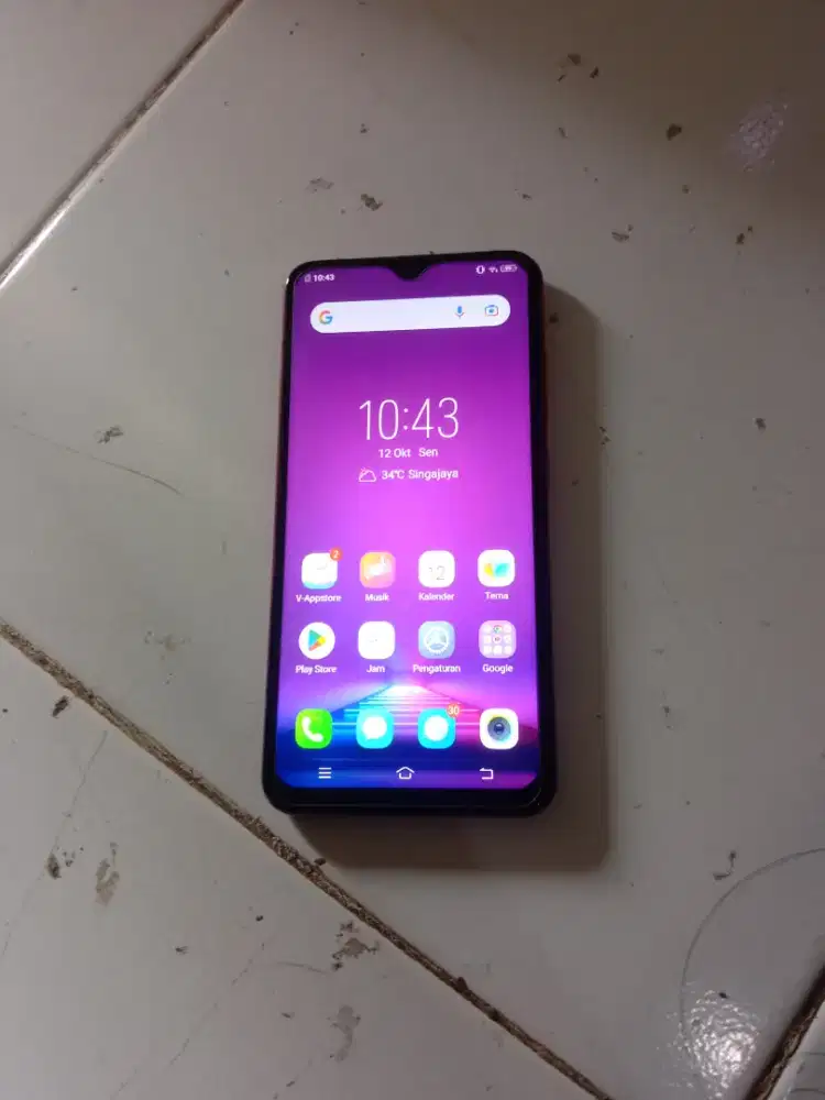 Jual hp Vivo y91c,ram 2/32,