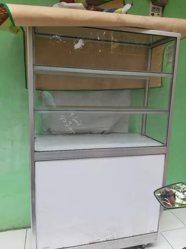 Etalase jualan 1 meter untuk jualan