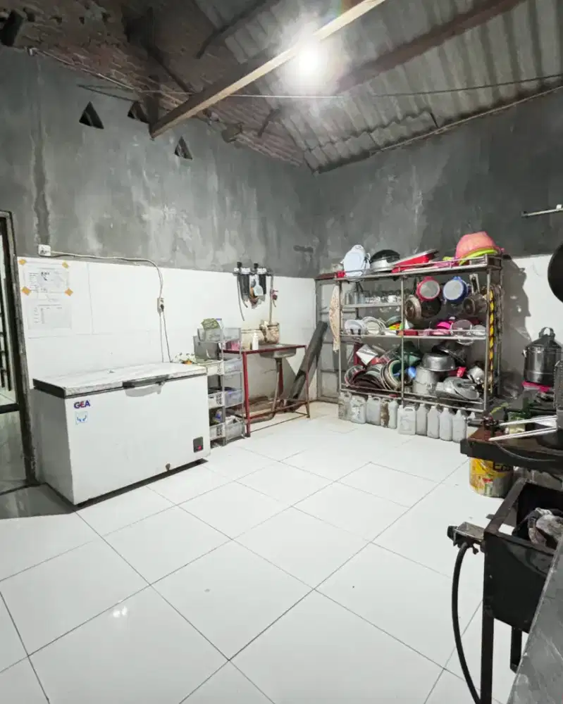 Rak Piring Full Stainless Steel Besar 2x2 Meter untuk Restoran