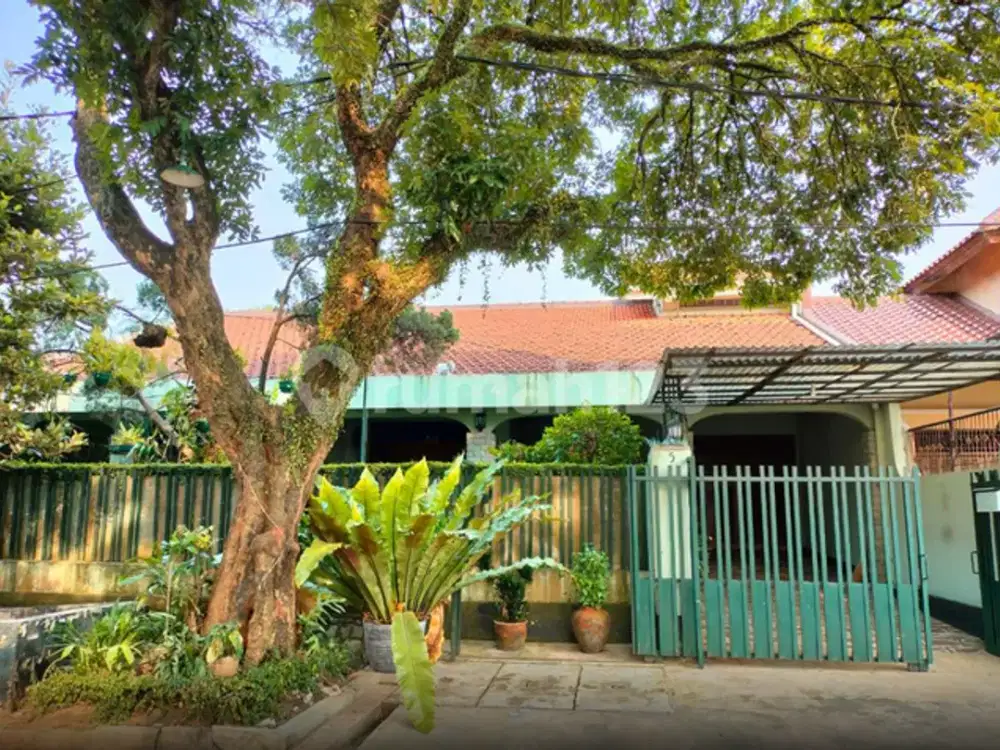 dijual rumah bergaya tropical di ciputat timur - tangerang selatan