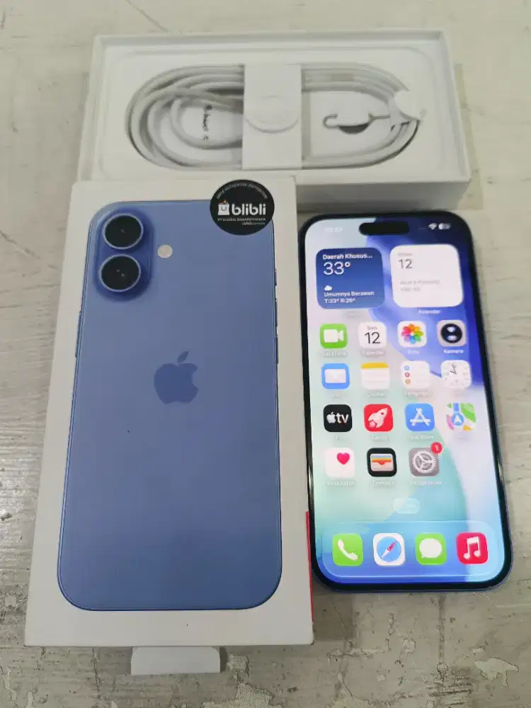 IPHONE 16 128GB SEKEN BAGUS