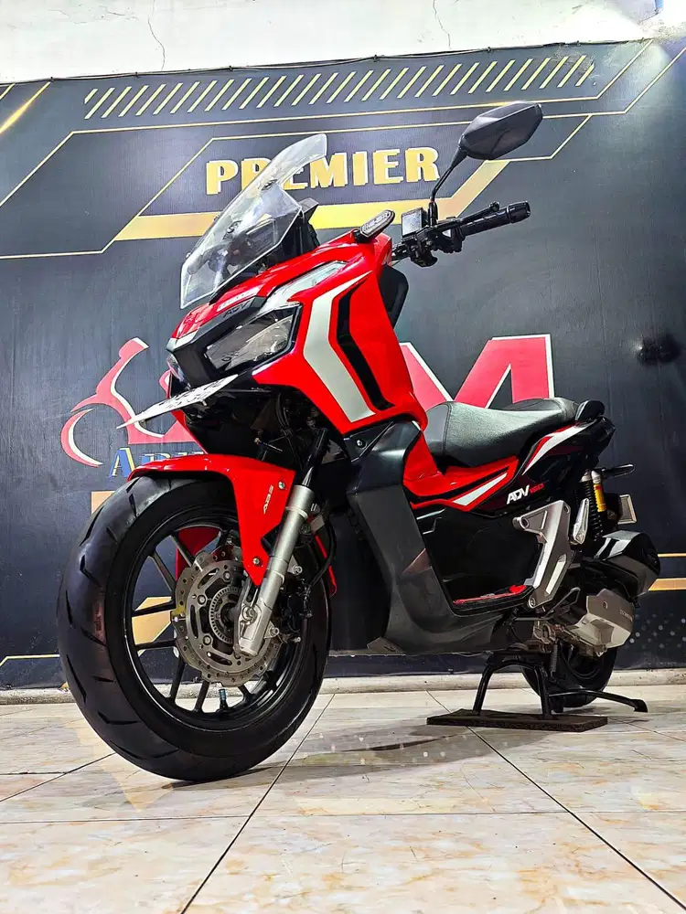 Honda ADV 150cc ABS Merah hitam mewah th 2020. Anugerah motor rungkut