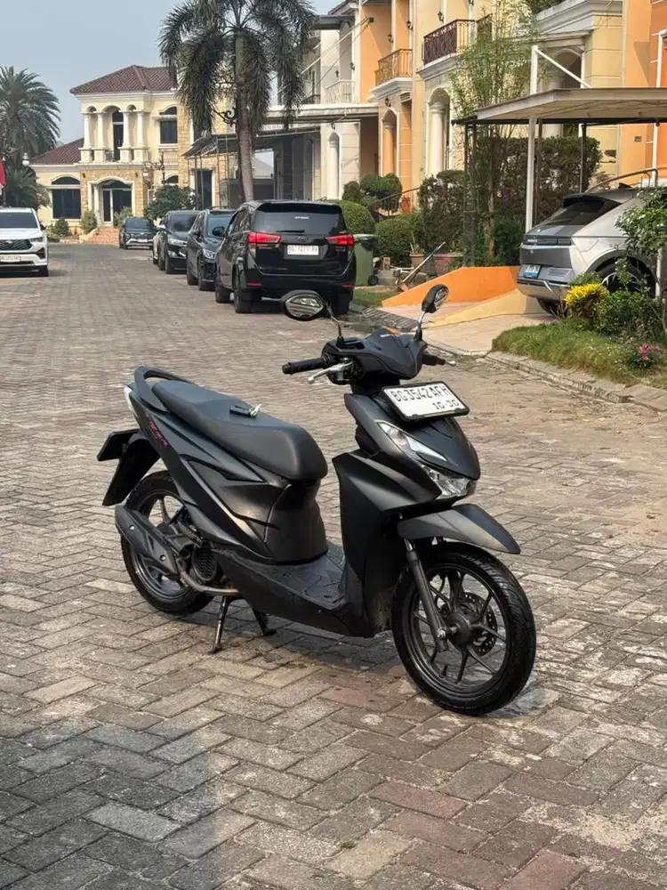 LIKE NEW BEAT DELUXE KEYLESS REMOTE 2025 BLACK DOFF PAJAK PANJANG