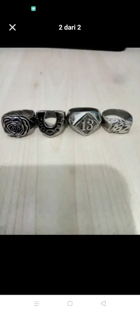 Ring whitebrass