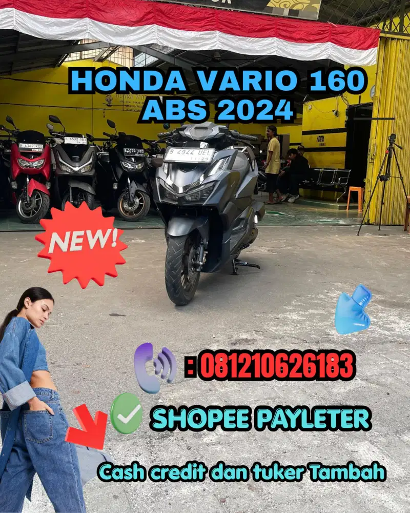 HONDA VARIO 160 ABS 2024 SIAP PAKAI