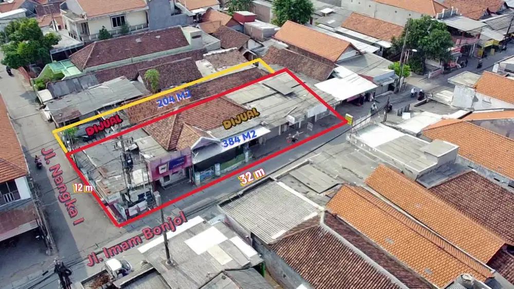 Jual Cepat Rumah + Kios Jalan Utama
