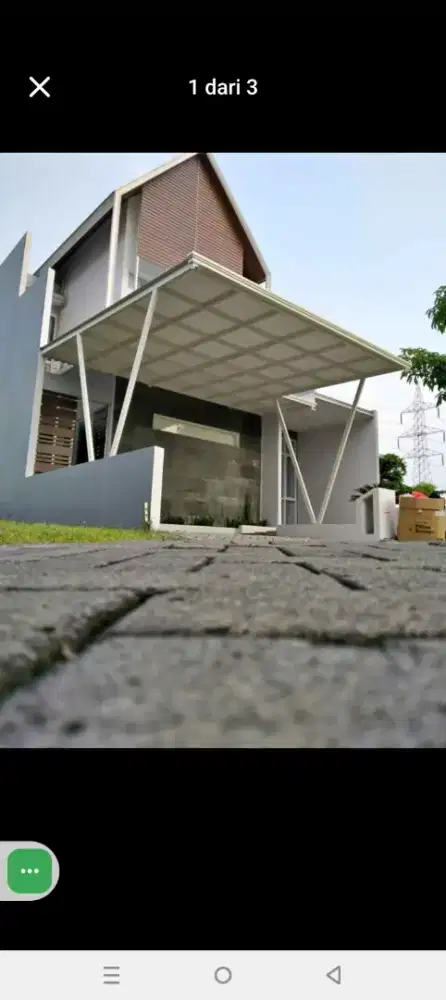 Kanopi besi minimalis