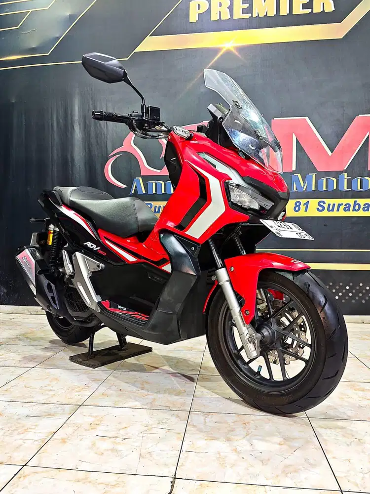 Honda ADV 150cc ABS merah hitam mewah th 2020. Anugerah motor rungkut
