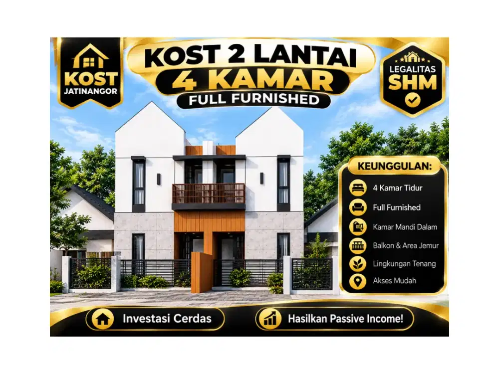 Kost Full Furnished Dekat UNPAD, Harga Mulai 700 Jutaan