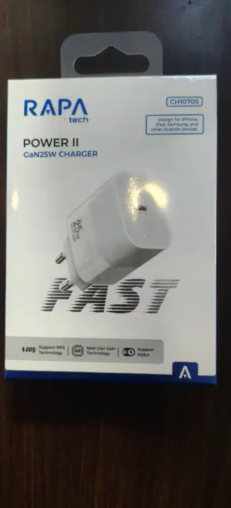 RAPA POWER II GaN 25W Charger  CH1070S