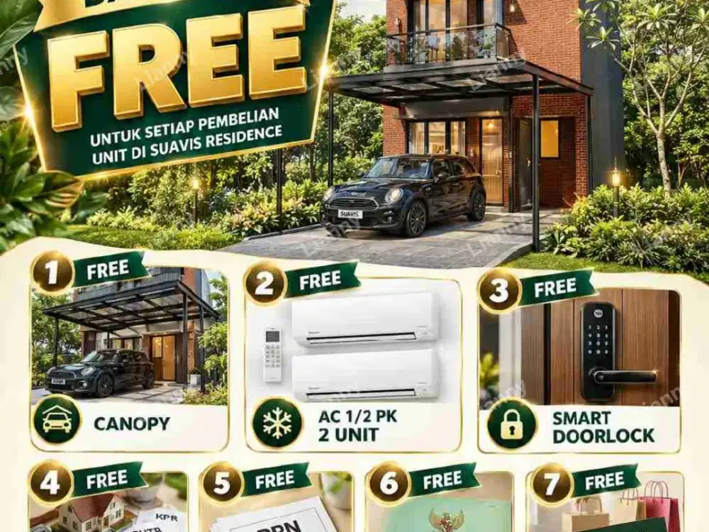punya rumah dijakarta timur cukup 10juta dan byk free nya