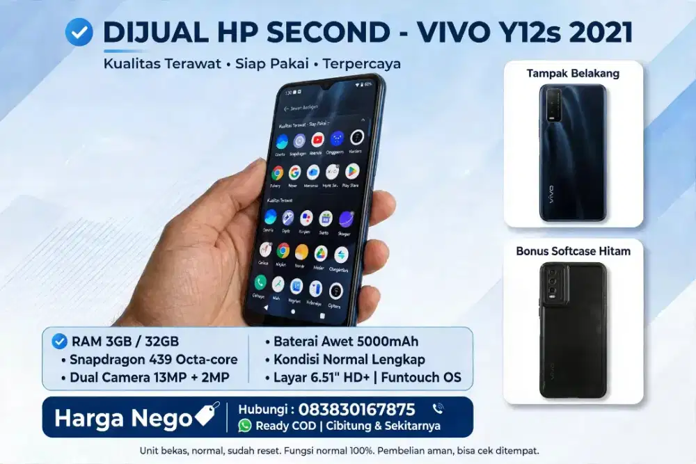 Hp vivo Y12s 2021