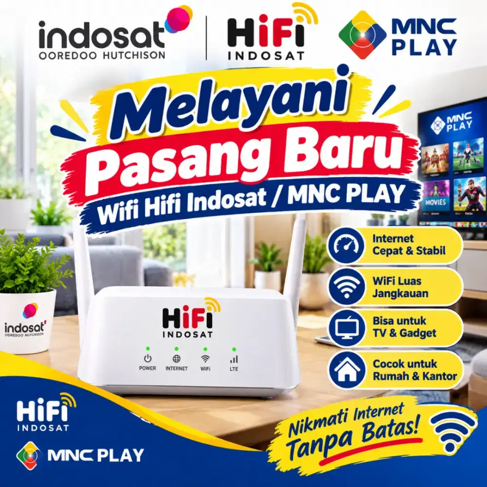 Info dan pendaftaran Wifi Hifi Indosat