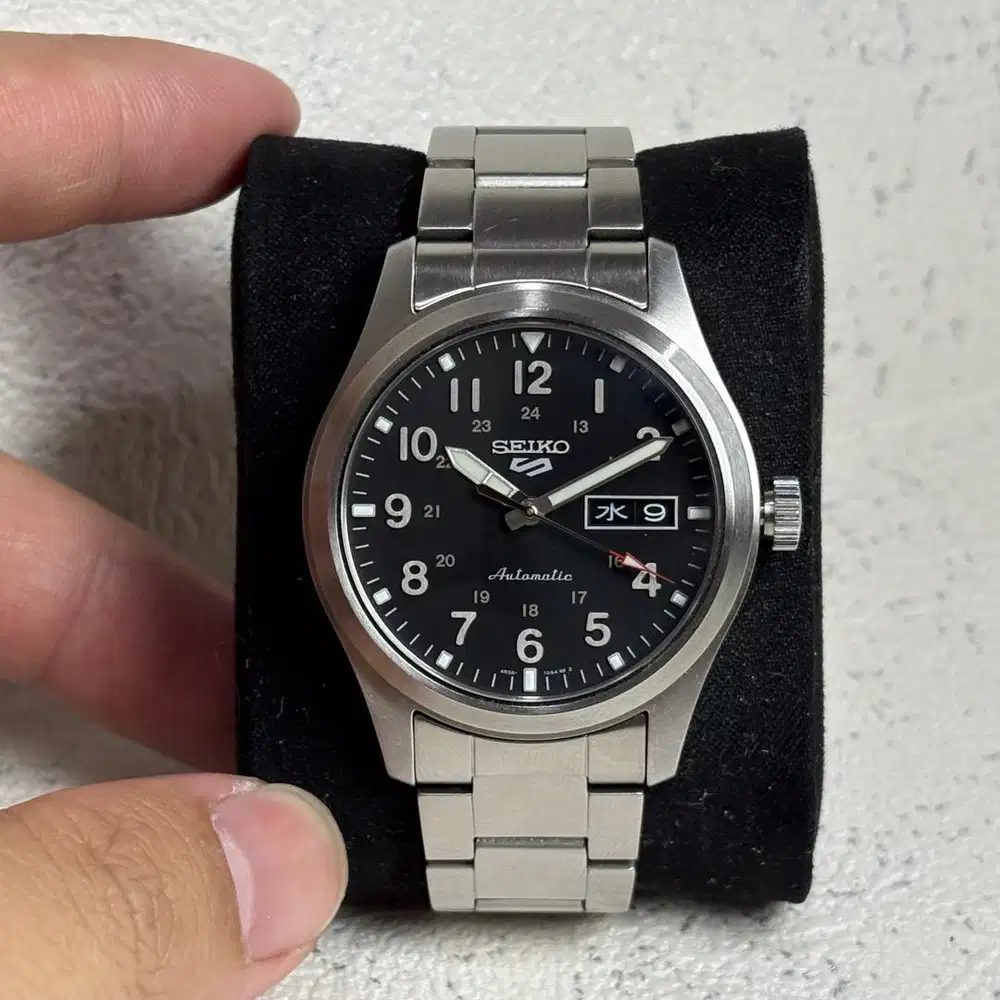 Seiko SRPG27K1 Original Automatic Second Hand Field Watch