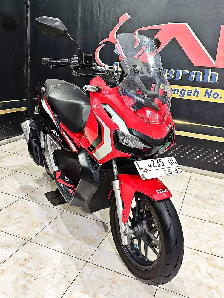 Honda ADV 150cc ABS merah hitam mewah th 2020. Anugerah motor rungkut