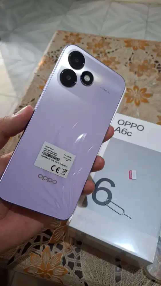 Oppo a6c ram 4/64 like new original garansi resmi
