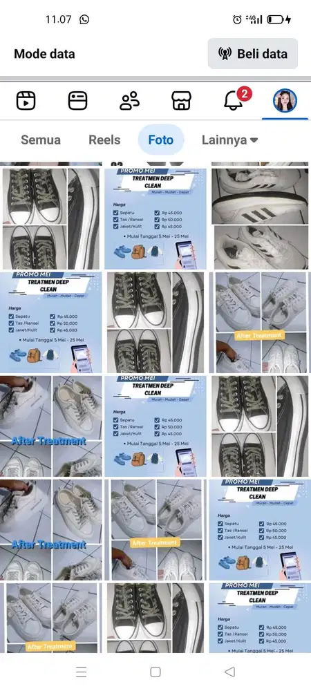 SAYA CARI KERJA , TEKNISI CUCI SEPATU