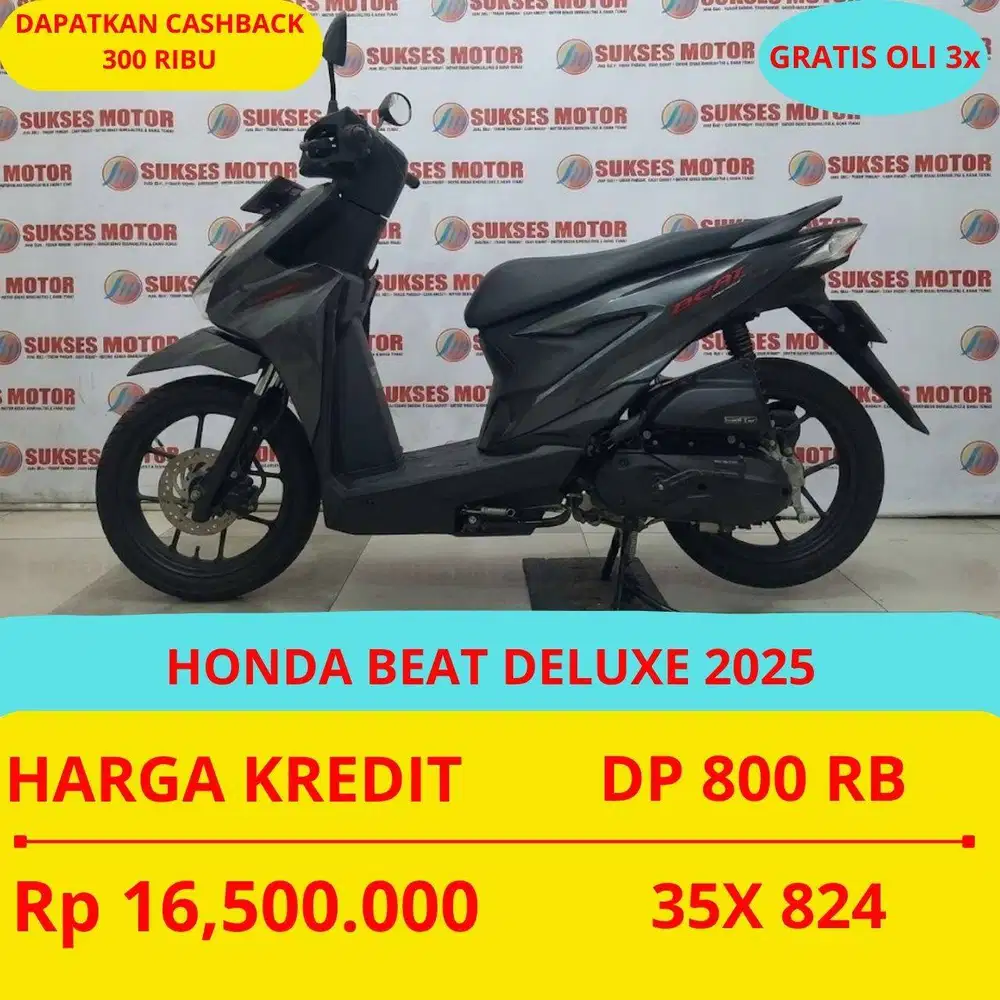 HONDA BEAT DELUXE 2025 DP MURAH 800 RIBU GUYSS