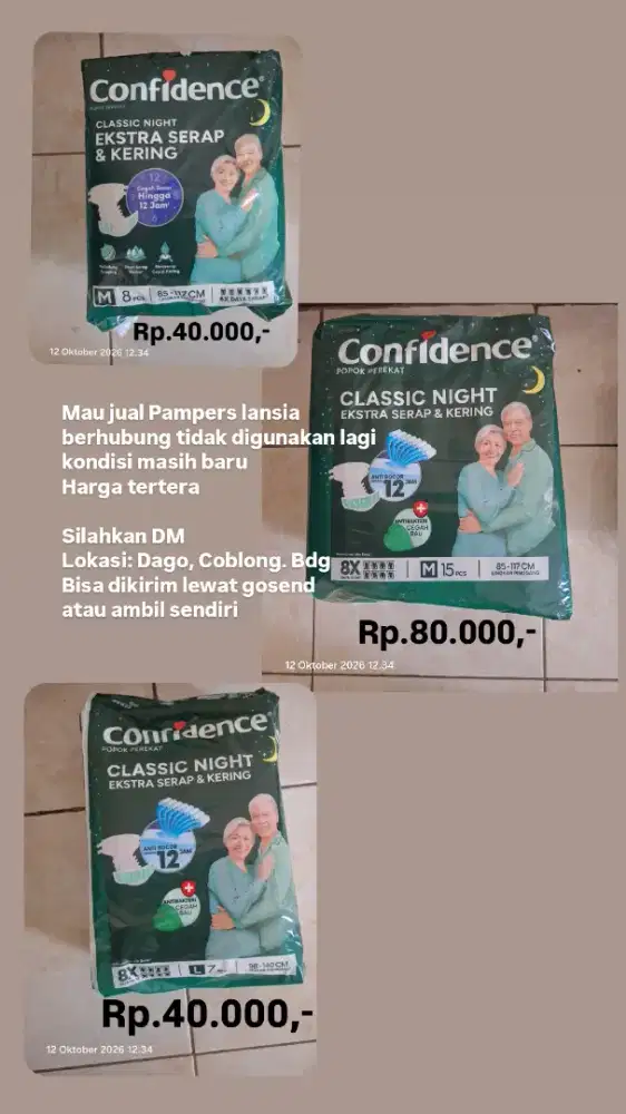 Pampers Lansia Confidence