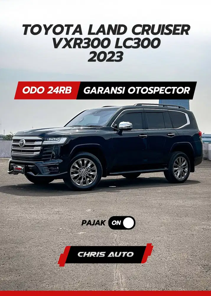 Tdp79jt Angs49.9jt [Odo 24rb]Record Landcruiser LC300 2024/2023 VXR