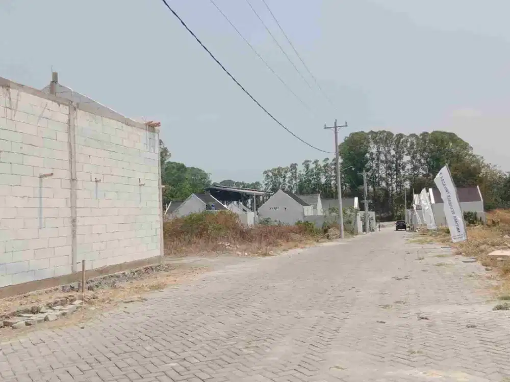 Pekarangan murah &  strategis 463 m² muka 15m jalan 7m+, 800m dari jalan Raya lawu, triyagan mojolaban sukoharjo
