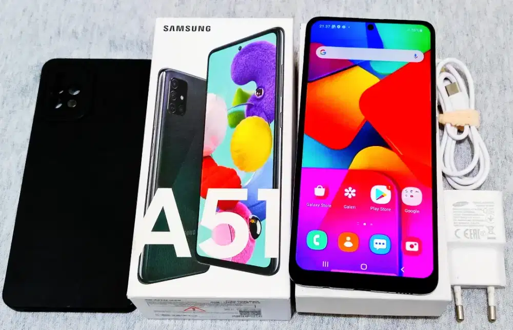 SAMSUNG A51 6GB/128GB LENGKAP ORI