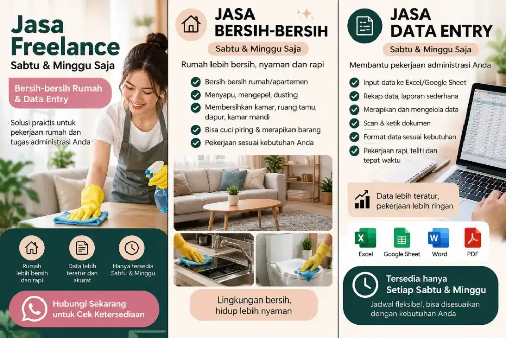 Jasa freelancer weekend