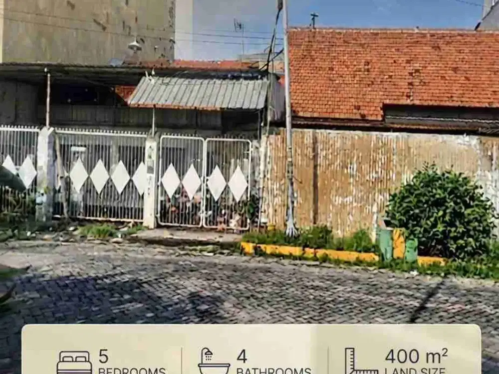 Rumah Hitung Tanah Strategis di Rungkut 400m²