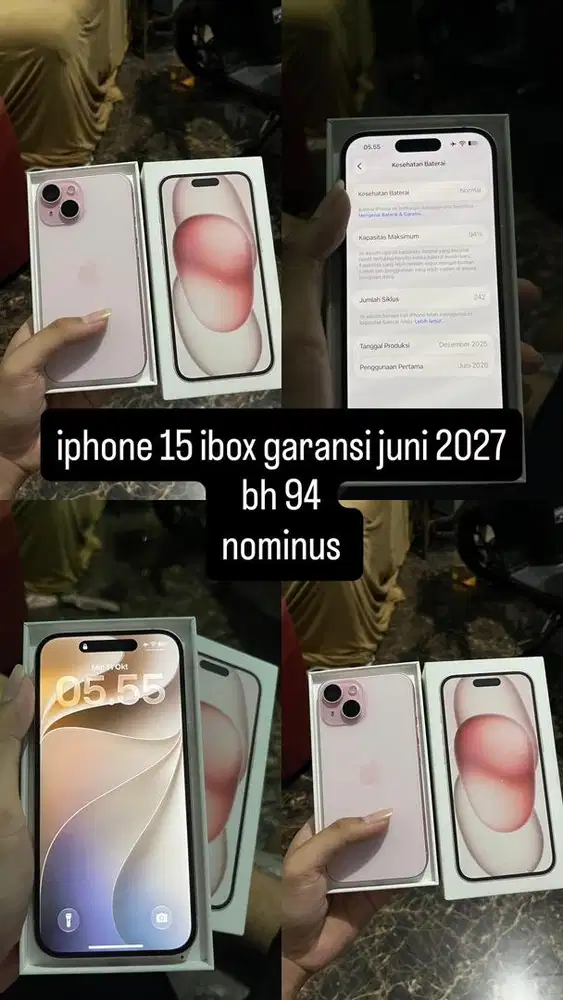 iphone 15 ibox garansi on