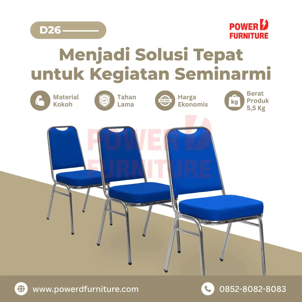 Kursi Susun Acara D26 - Kursi Seminar