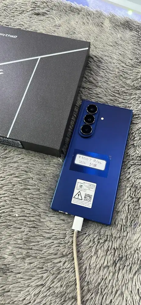 Samsung Z fold 7 12/512gb blue resmi fullset oem