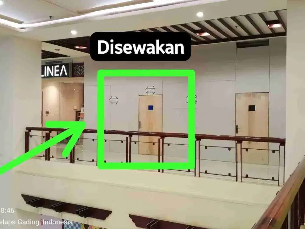 Kios kecil  Artha Gading Mall untuk disewakan