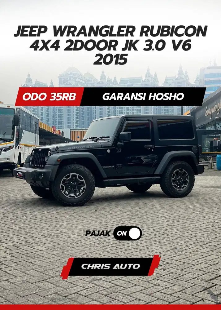 Tdp36jt Angs25.4jt [Odo 35rb] WRANGLER RUBICON 2D 3.0  2016 / 2015 JK