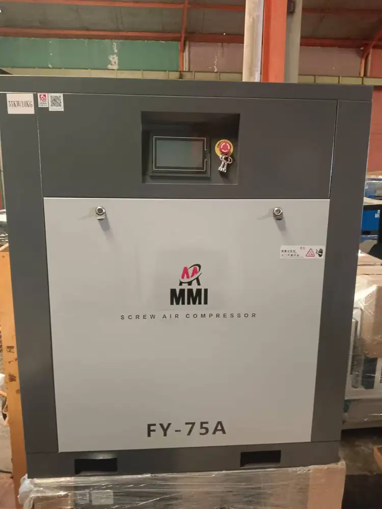 Kompressor udara screw inventer 75Hp 8bar
