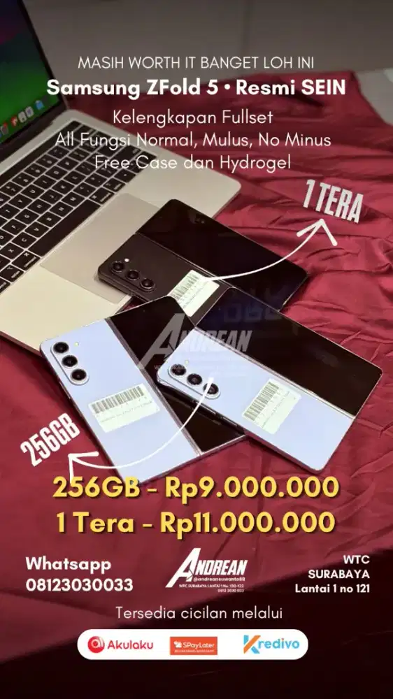 Samsung ZFold 5 second