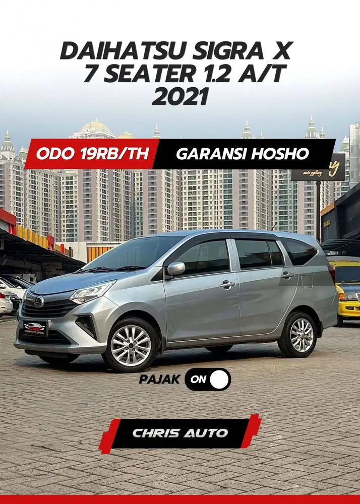 tdp5jt angs3,1jt [odo 95rb] sigra x at 2022 2021 calya datsun go
