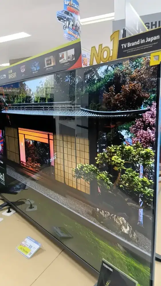 CICILAN TOSHIBA 4K QLED SMART TV