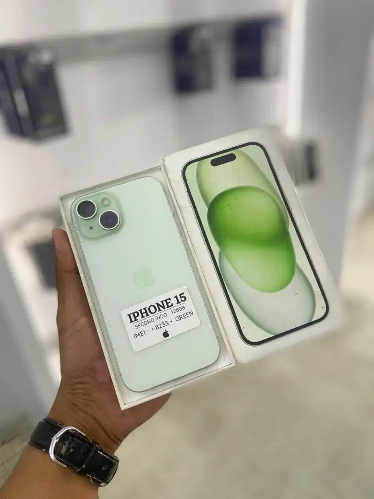iPhone 15 128GB Ex iBox Fullset Normal Nominus