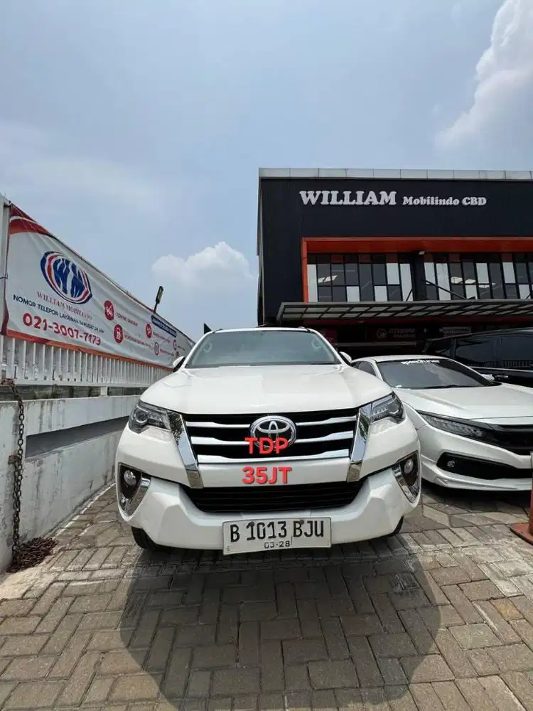 Toyota Fortuner SRZ Matic Tahun 2018 Kondisi Mulus Terawat Istimewa