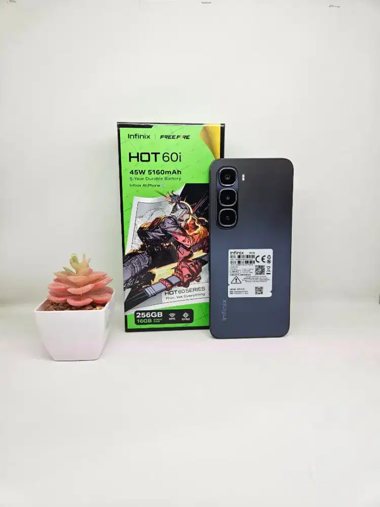 Infinix hot 60i NFC 8/256 (Black) Fullset