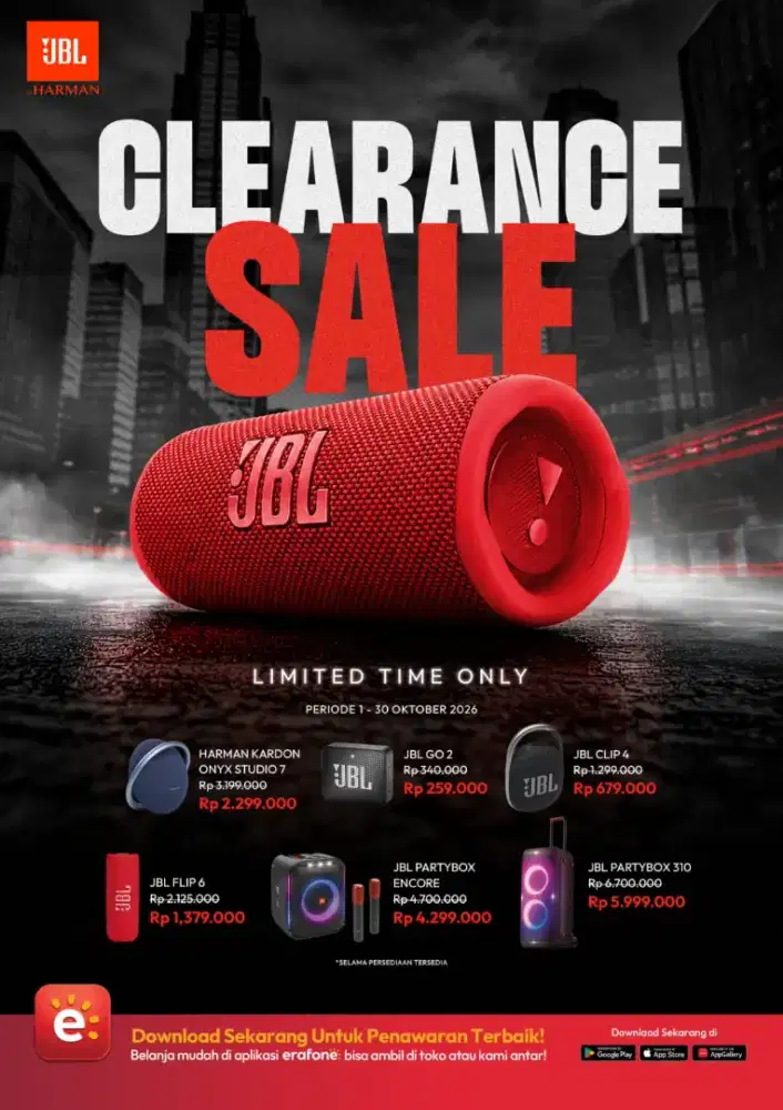 JBL special diskon hingga 1JT