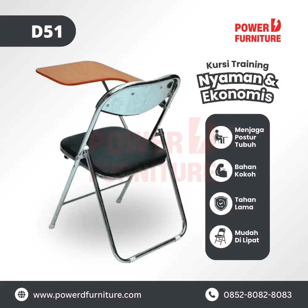 Kursi Lipat Kuliah D51 - Kursi Training